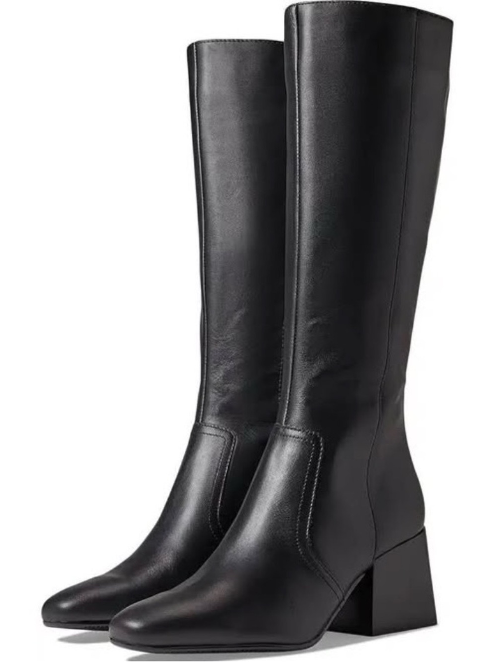 NWT Blondo Black Leather Knee High Boots